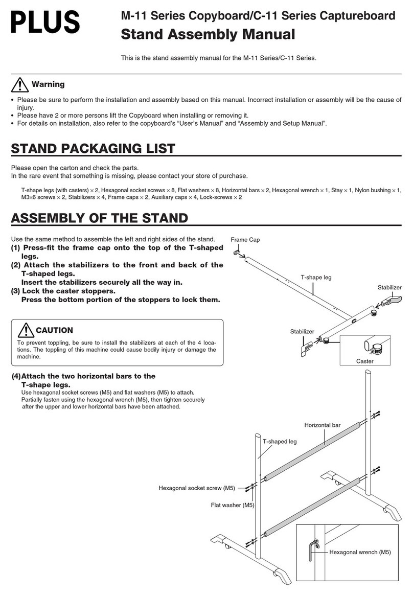 PLUS Vision M-11 Series Assembly manual