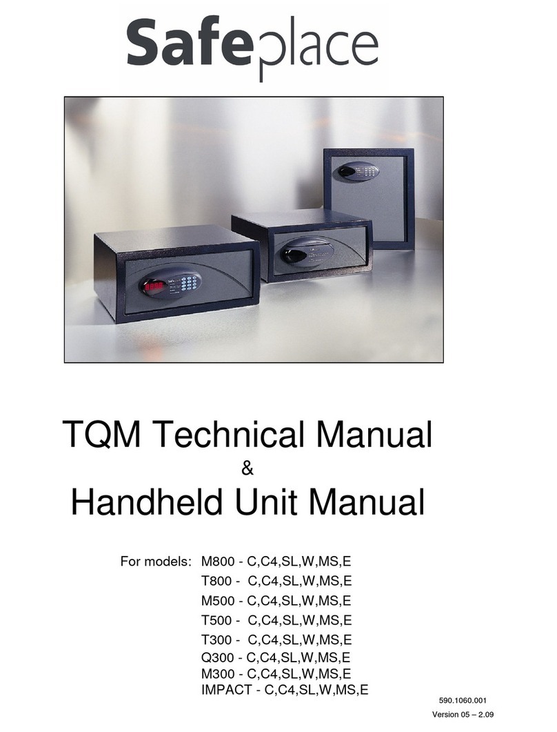 Safeplace Magna 800C Technical manual & handheld unit manual Safeplace Magna 800C Technical manual & handheld unit manual