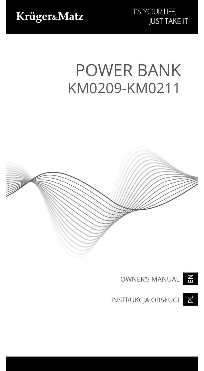 Kruger&Matz KM0209 owner's manual