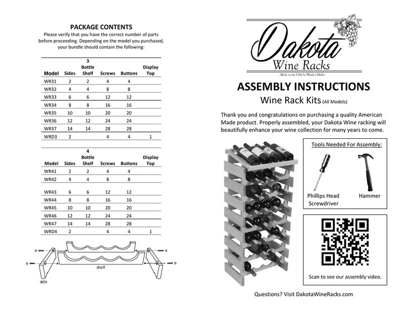 Dakota WR31 Assembly instructions