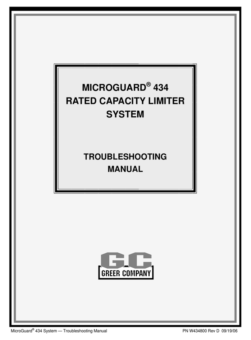 GREER Company MICROGUARD 434 troubleshooting manual