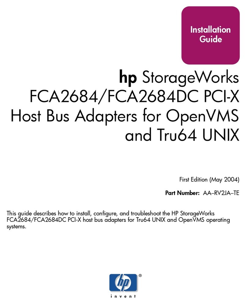 HP StorageWorks FCA2684DC User manual