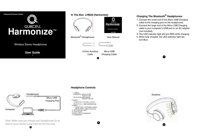 Quikcell Harmonize user guide