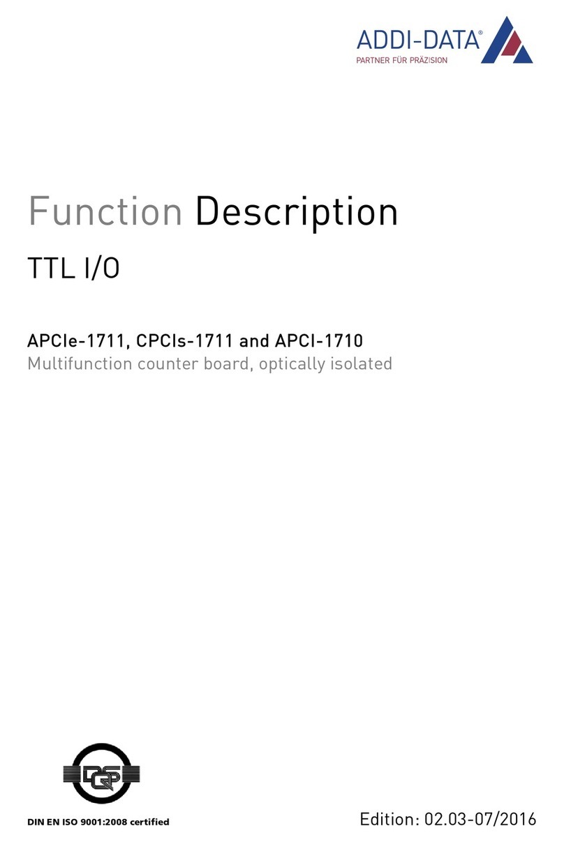 Addi-Data APCIe-1711 Function description