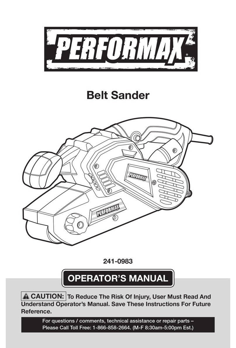 Performax 241-0983 Operator's manual