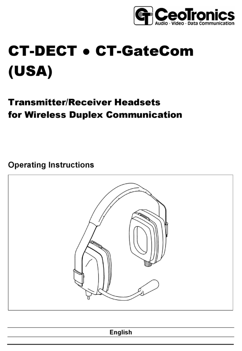 CeoTronics CT-DECT Base operating instructions