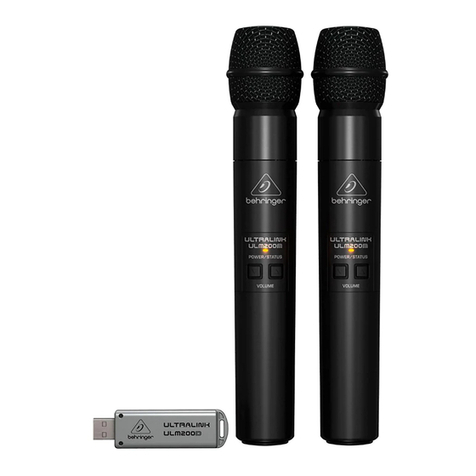 Behringer ULM200M User manual