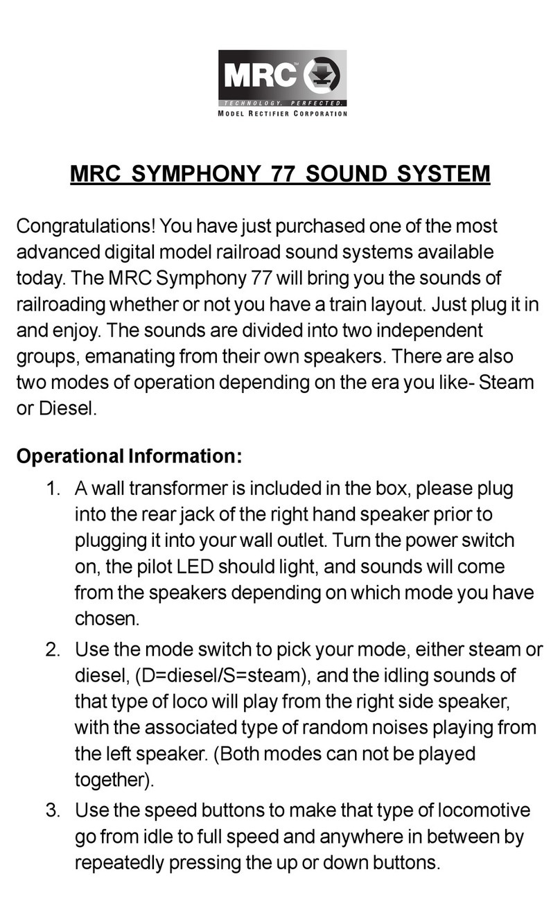 MRC SYMPHONY 77 manual