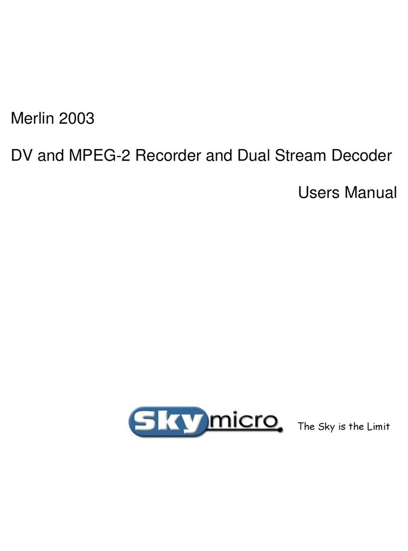 Skymicro Merlin 2003 user manual