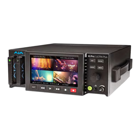 AJA Ki Pro Ultra Plus Operating instructions