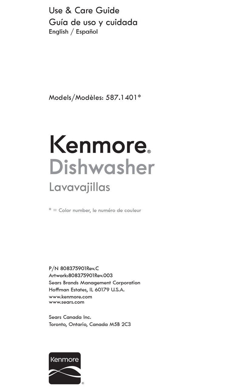 Kenmore 587.1401 Series Use and care guide