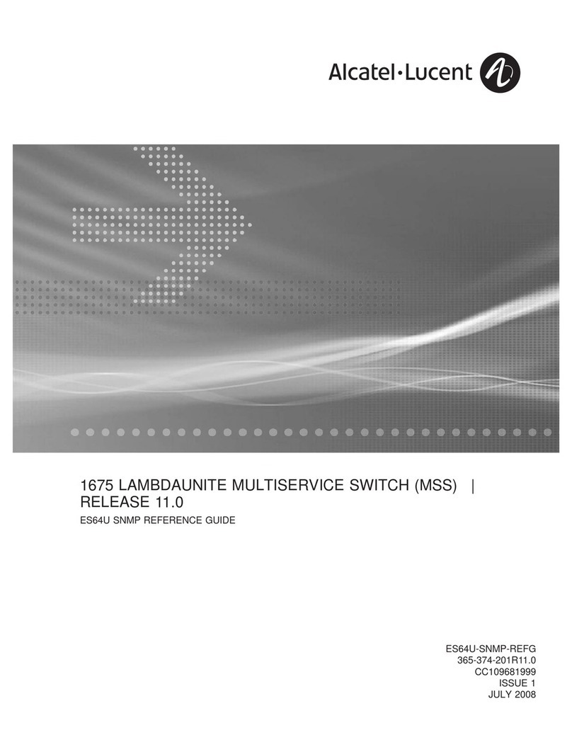 Alcatel-Lucent LambdaUnite 1675 User manual