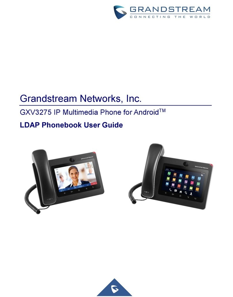 Grandstream Networks GXV3275 User manual