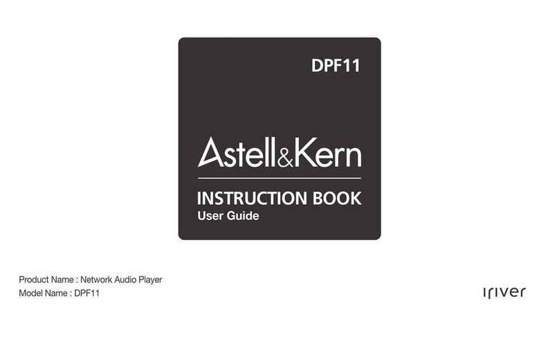 Astell & Kern DPF11 User manual Astell & Kern DPF11 User manual