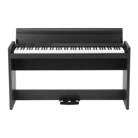 Korg LP-380 User manual