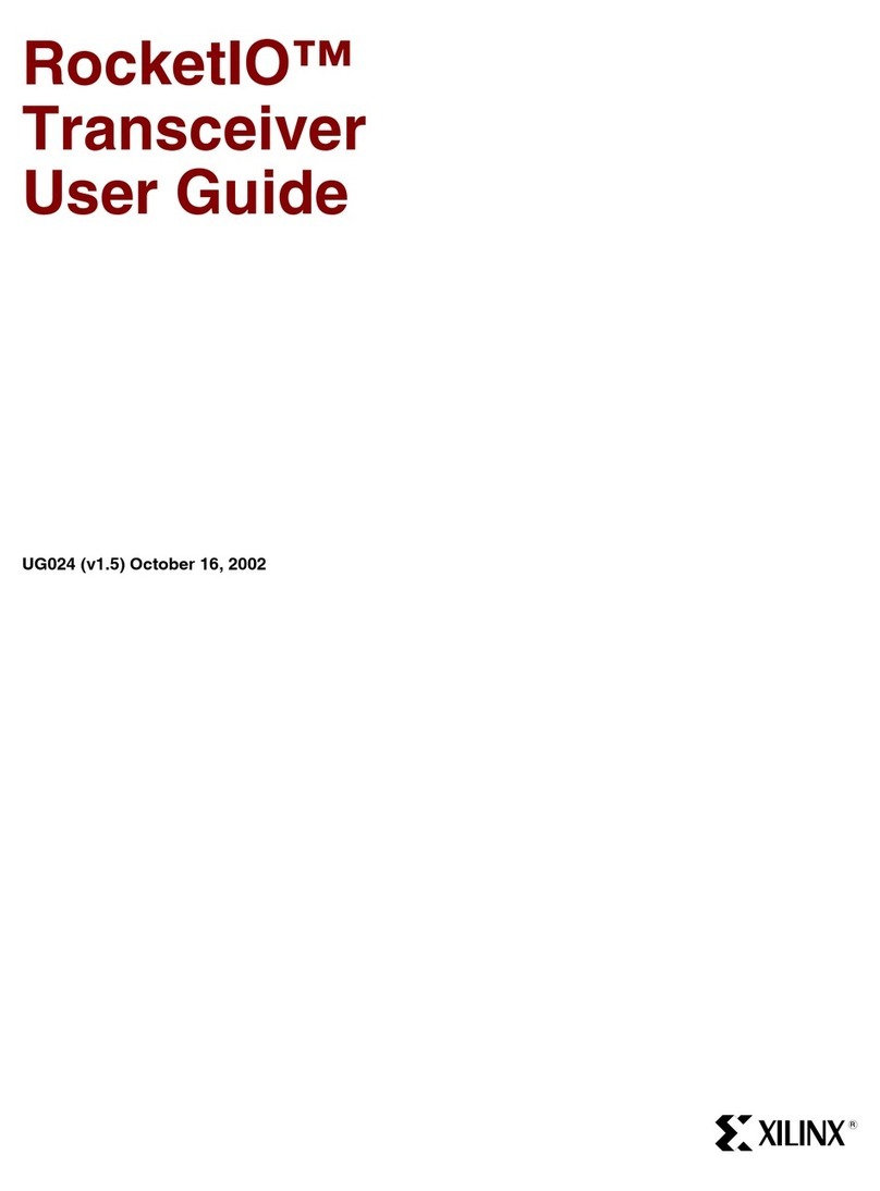 Xilinx RocketIO User manual