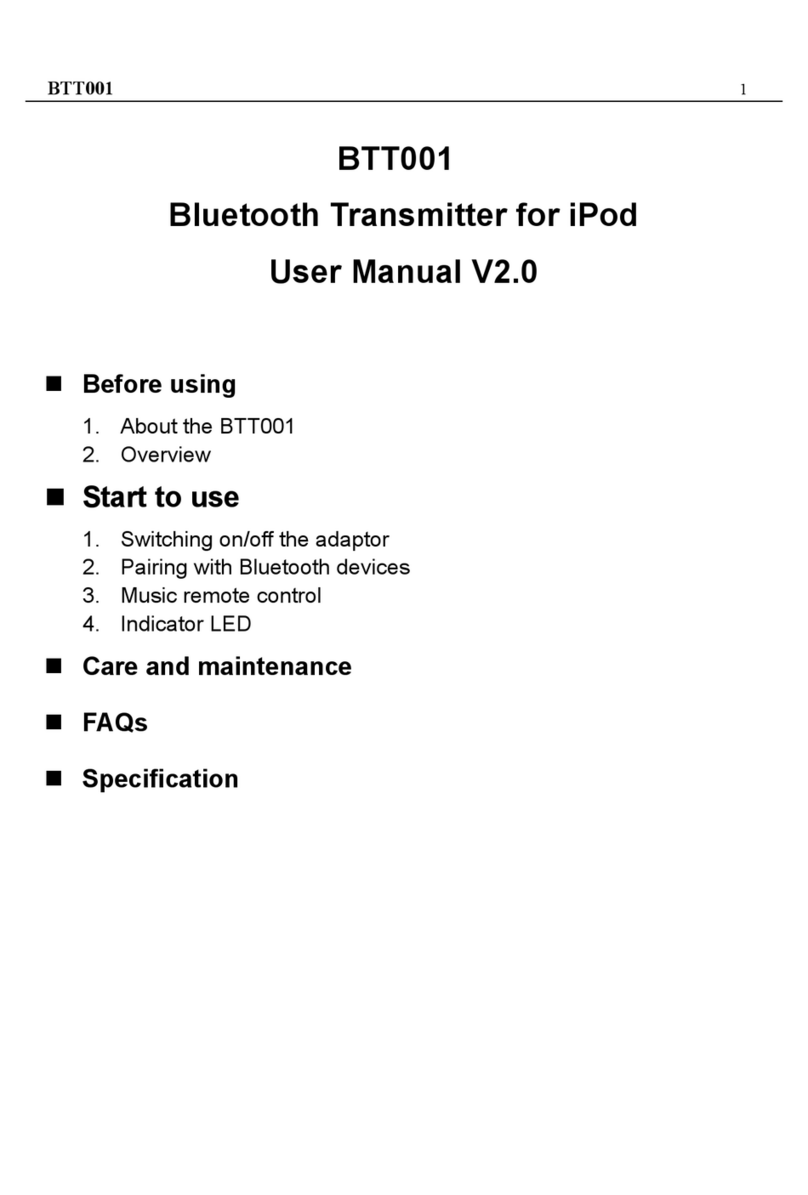 K-Mate BTT001 user manual K-Mate BTT001 user manual