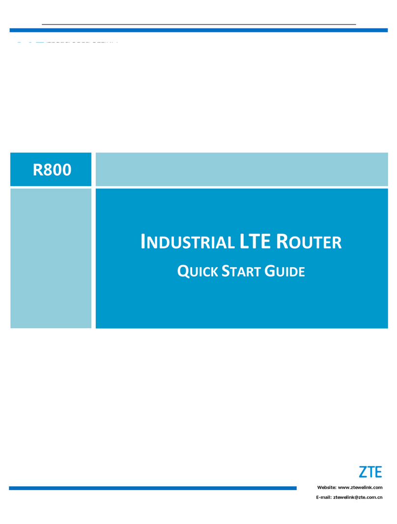 Zte R800 User manual