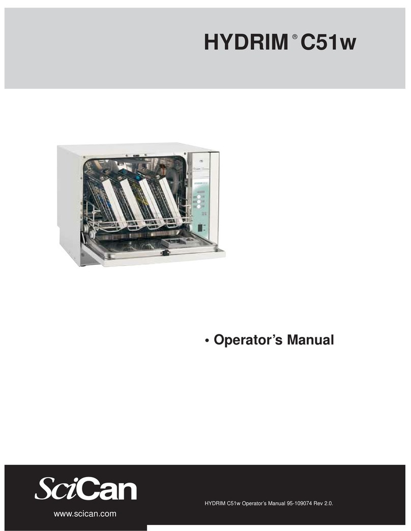 SciCan hydrim c51w User manual