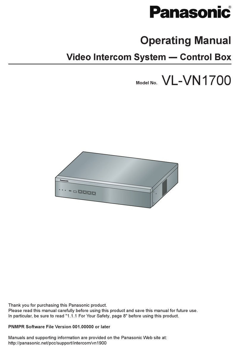 Panasonic VL-VN1700 User manual