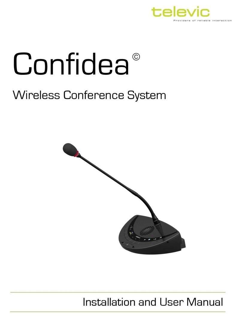 Televic Confidea User manual Televic Confidea User manual