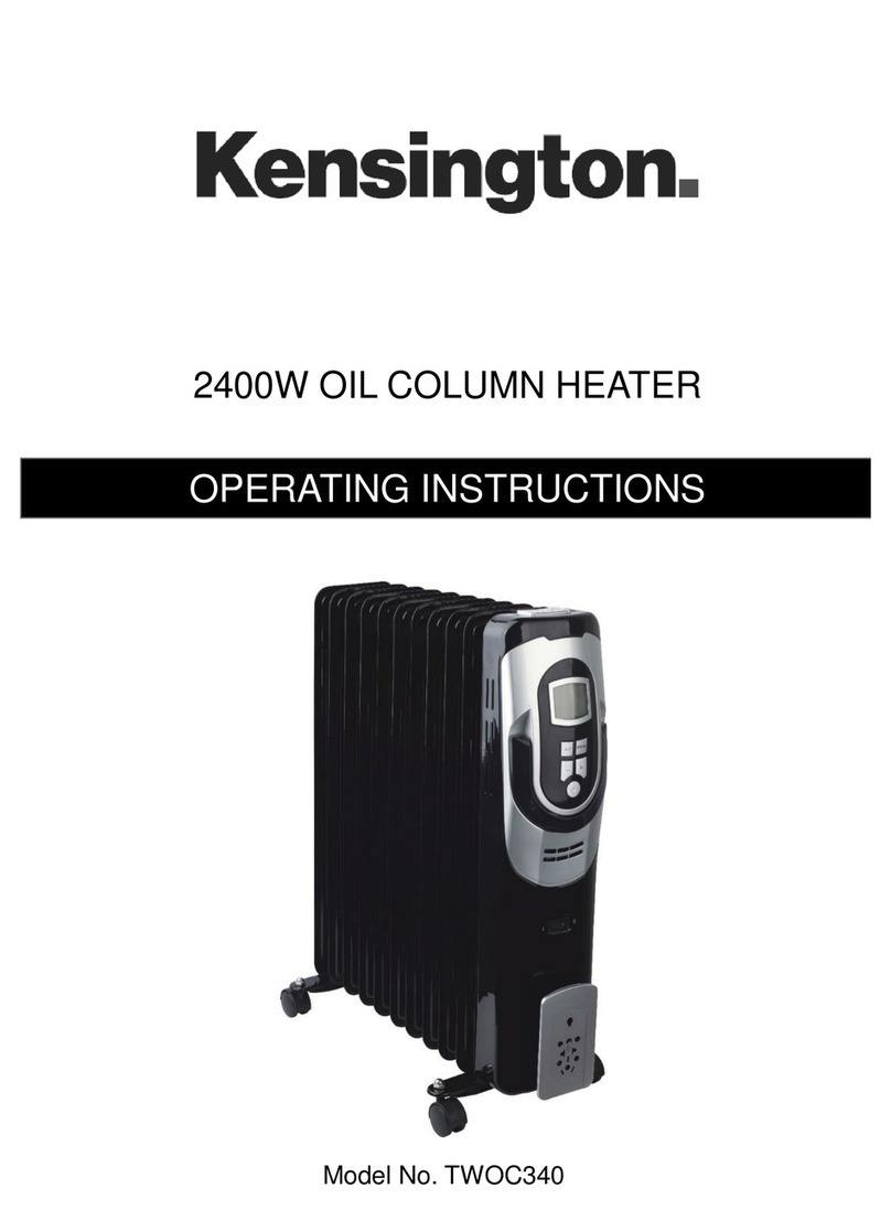 Kensington TWOC340 operating instructions