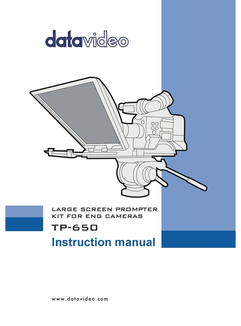 Data Video TP-650 instruction manual