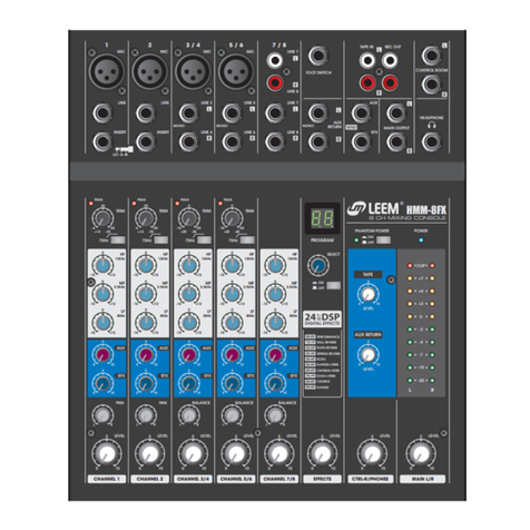 Leem HMM-8FX owner's manual