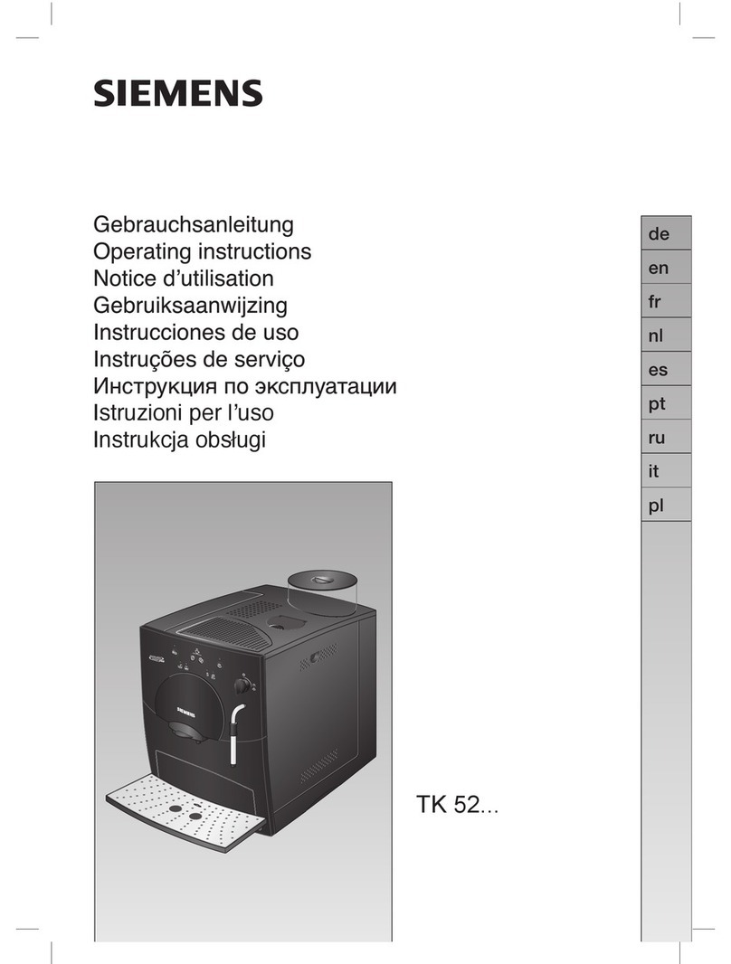 Siemens TK529NL User manual