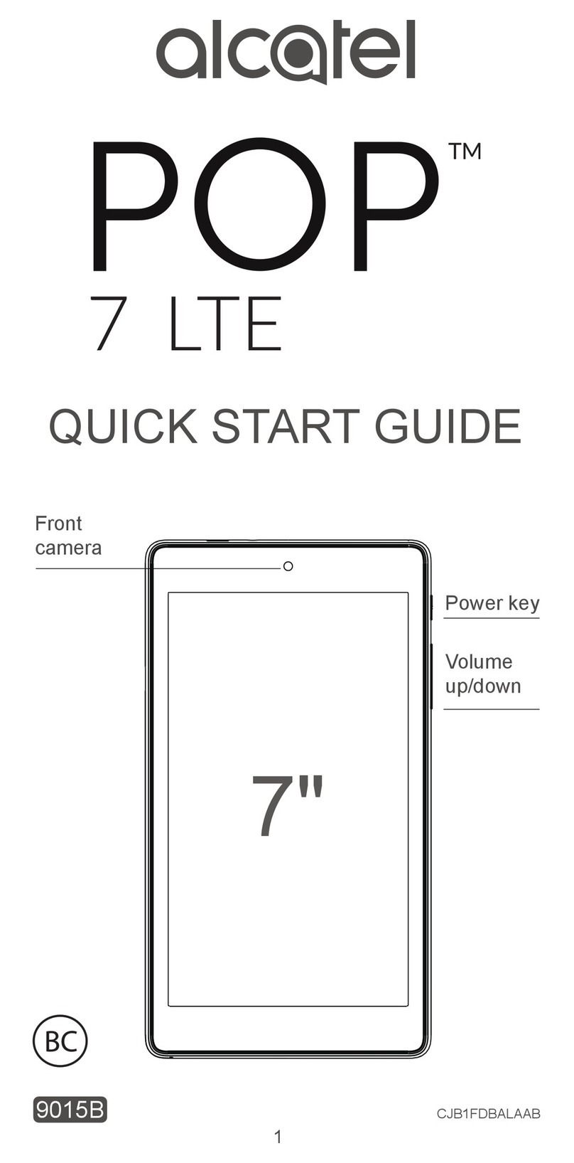 Alcatel Pop 7 LTE User manual