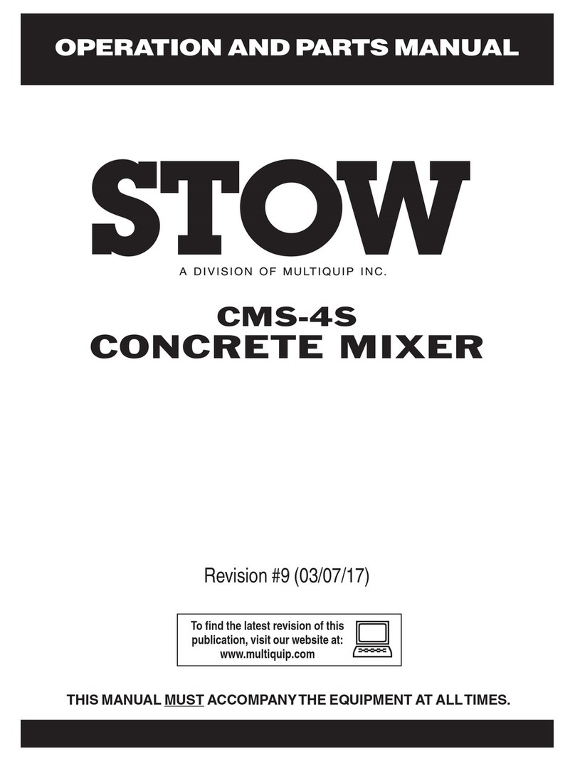 Stow CMS-4S Operation and parts manual Stow CMS-4S Operation and parts manual