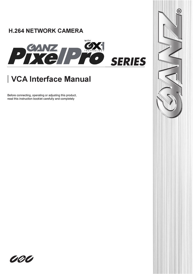 Ganz PIXELPRO SERIES User manual