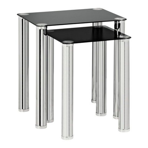 Argos Matrix Glass Nest Table User manual Argos Matrix Glass Nest Table User manual