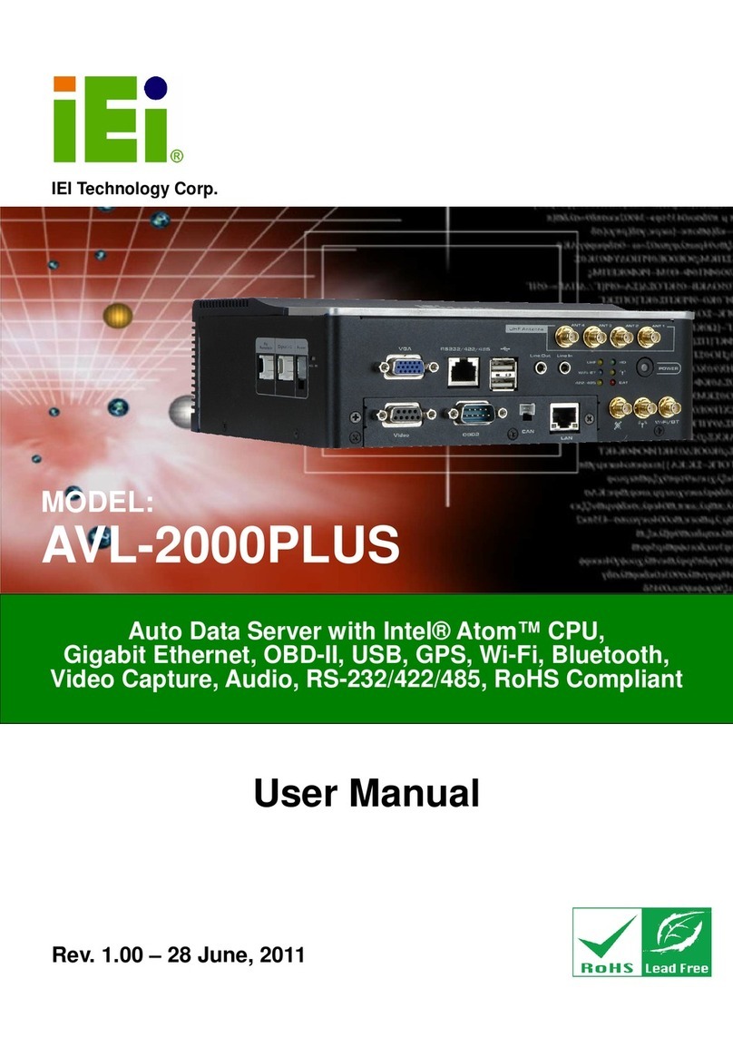 IEI Technology AVL-2000PLUS user manual