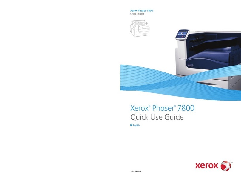 Xerox Phaser 7800 Operating manual