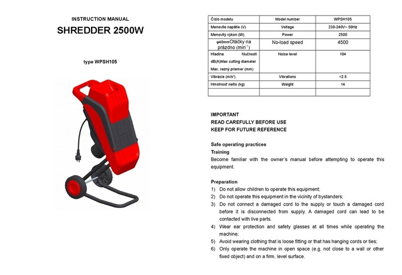 Worcraft WPSH105 instruction manual