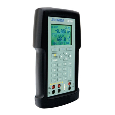 Omega cl310 User manual