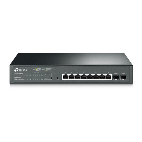 TP-Link JetStream T1500G-10MPS User manual TP-Link JetStream T1500G-10MPS User manual