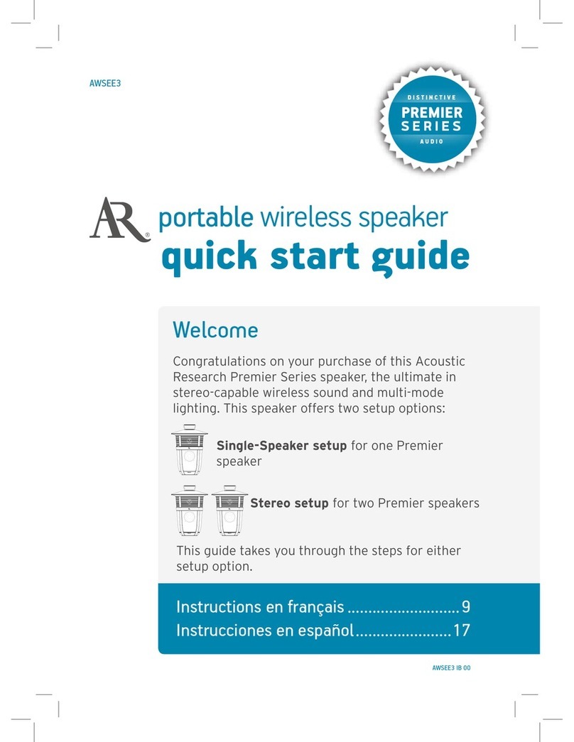 AR Premier Series quick start guide