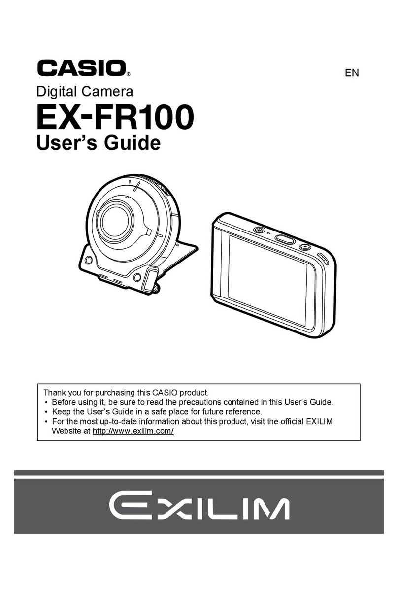 Casio Exilim EX-FR100 User manual