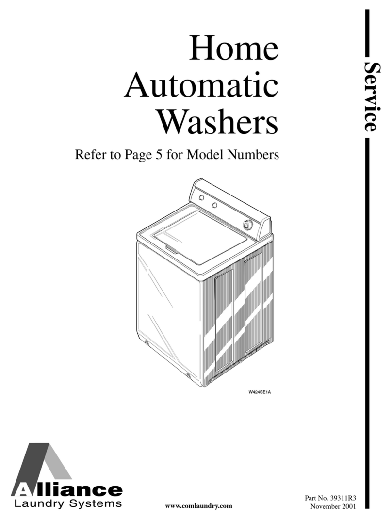 Alliance Laundry Systems LWB19A*-1109 series User manual Alliance Laundry Systems LWB19A*-1109 series User manual