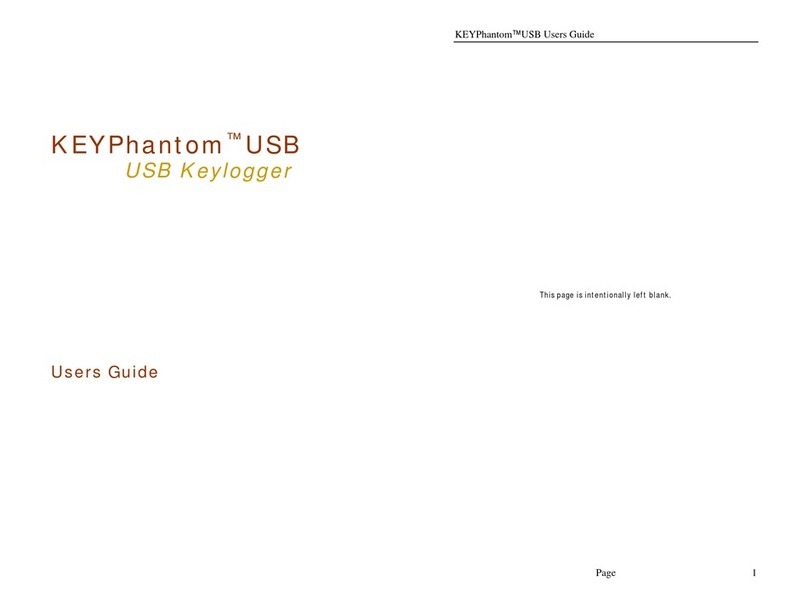 KEYPhantom USB Keylogger user guide
