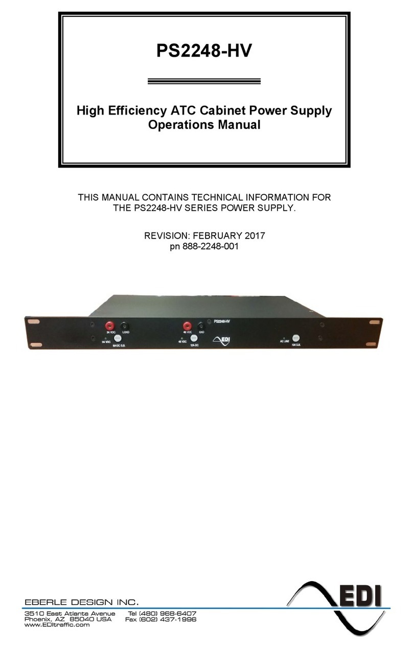 Eberle Design PS2248-HV Operation manual