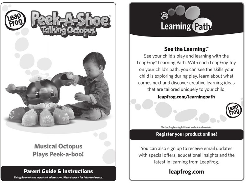 LeapFrog Peek-A-Shoe User manual LeapFrog Peek-A-Shoe User manual