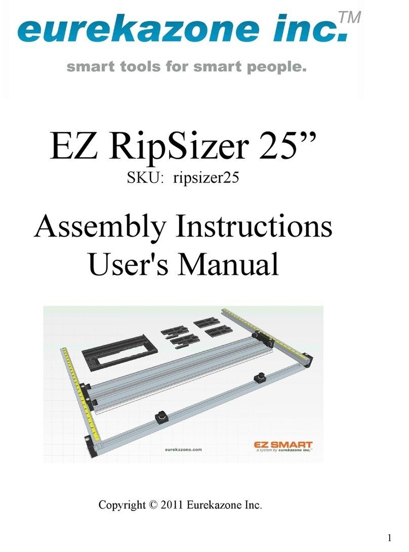 Eurekazone Ripsizer25 Assembly instructions and user's manual