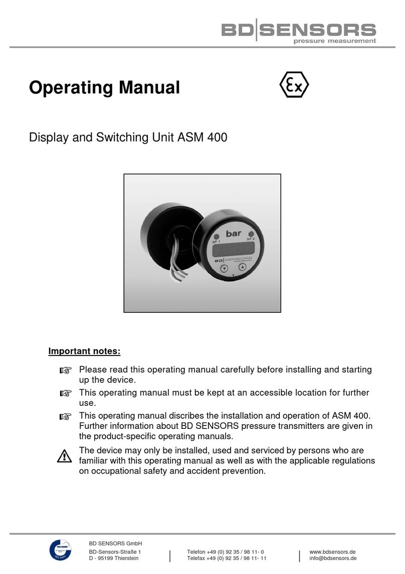 BD ASM 400 operating manual