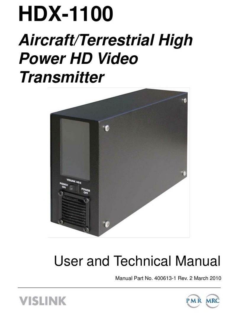 Vislink HDX-1100LS User and technical manual
