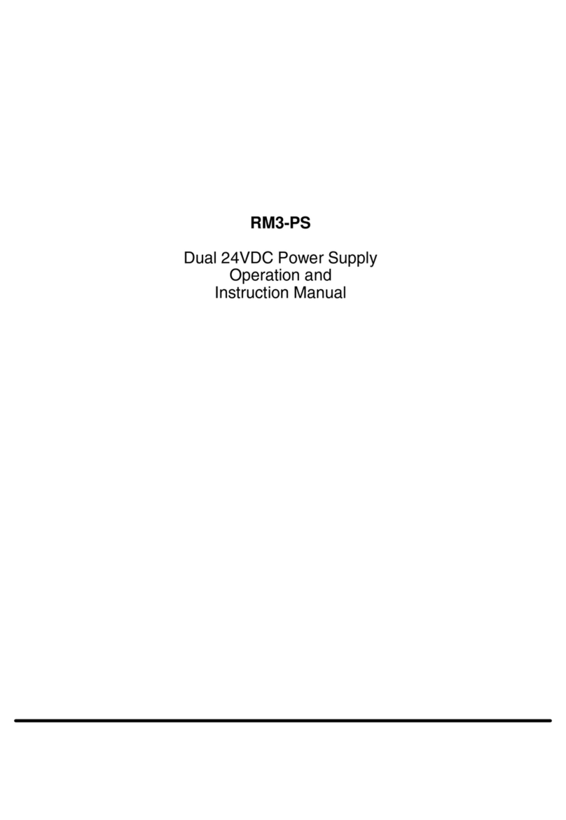 AMALGAMATED INSTRUMENT RM3-PS Operation and instruction manual
