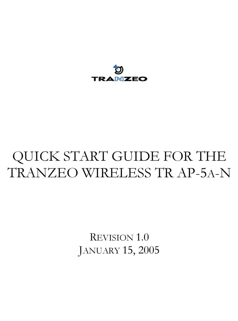 Tranzeo TR-AP-5a-21 quick start guide