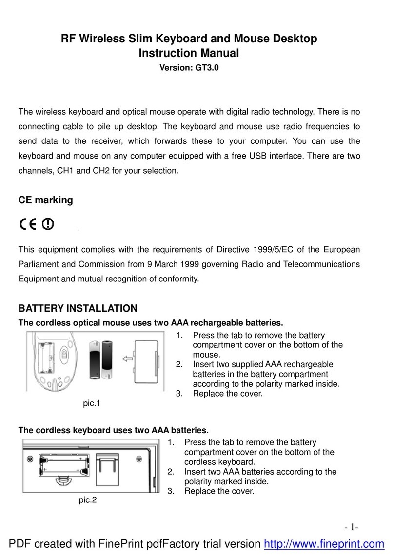 Gtech P7202 User manual